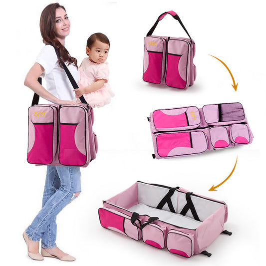 Diaper Bag Backpack Baby Travel Bag Organizer Portable Maternity Bag