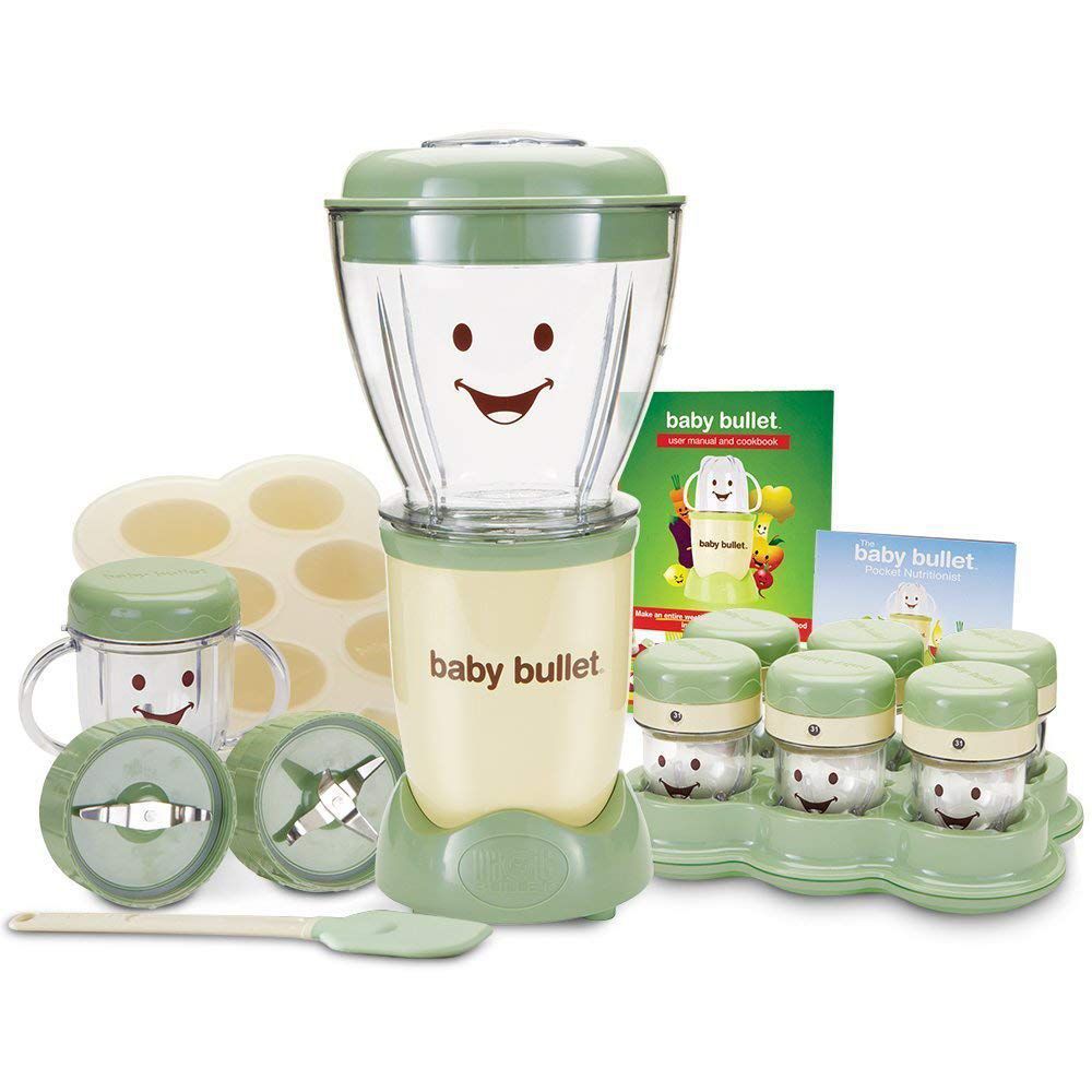 Baby Bullet 22-Piece Set NutriBullet – 200W Baby Bullet Blender BBR-2212M in Green