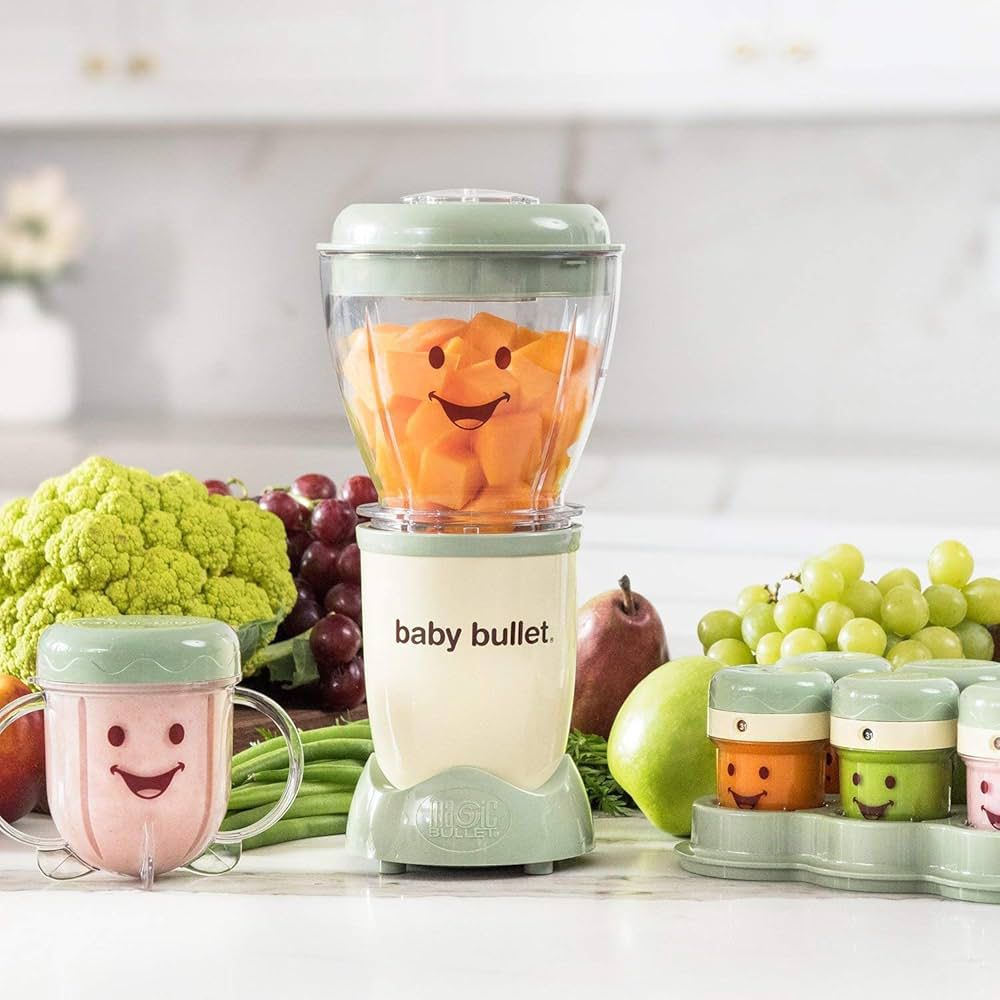 Baby Bullet 22-Piece Set NutriBullet – 200W Baby Bullet Blender BBR-2212M in Green