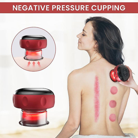 Enjoy a complete home relaxation and therapy experience with the smart electric cupping and massage device ✨ Designed to relieve muscle pain, stimulate blood circulation, and help you relax anytime